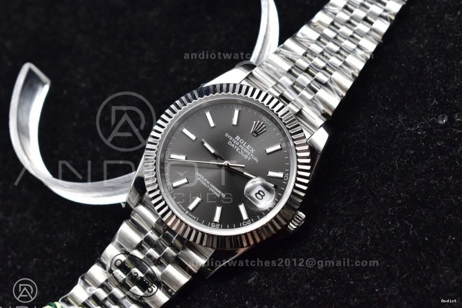 126334 41 Best 904L Grey Edition SA3235 Steel DIWF 1:1 Stick Bracelet DateJust on Dial Jubilee 1117